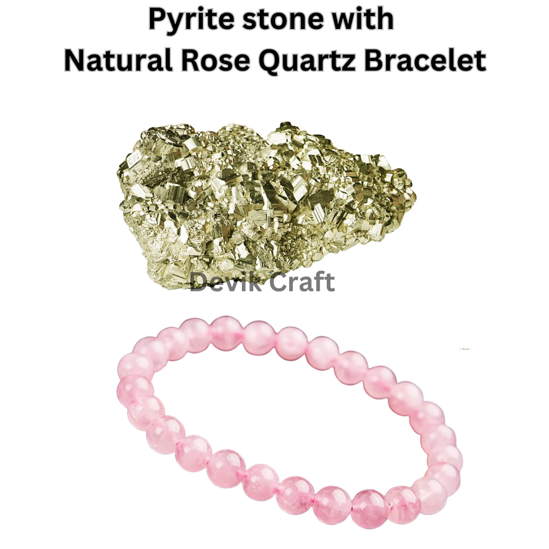 Pyrite stone bracelet