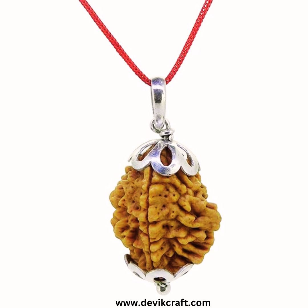 Magical 2 Mukhi Rudraksha Pendant - Natural & Certified Jewelry for Men & Women