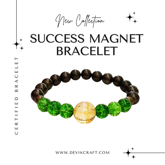 Manifest Success with Our Gemstone Lucky Bracelet - Good Luck, Abundance, Prosperity!