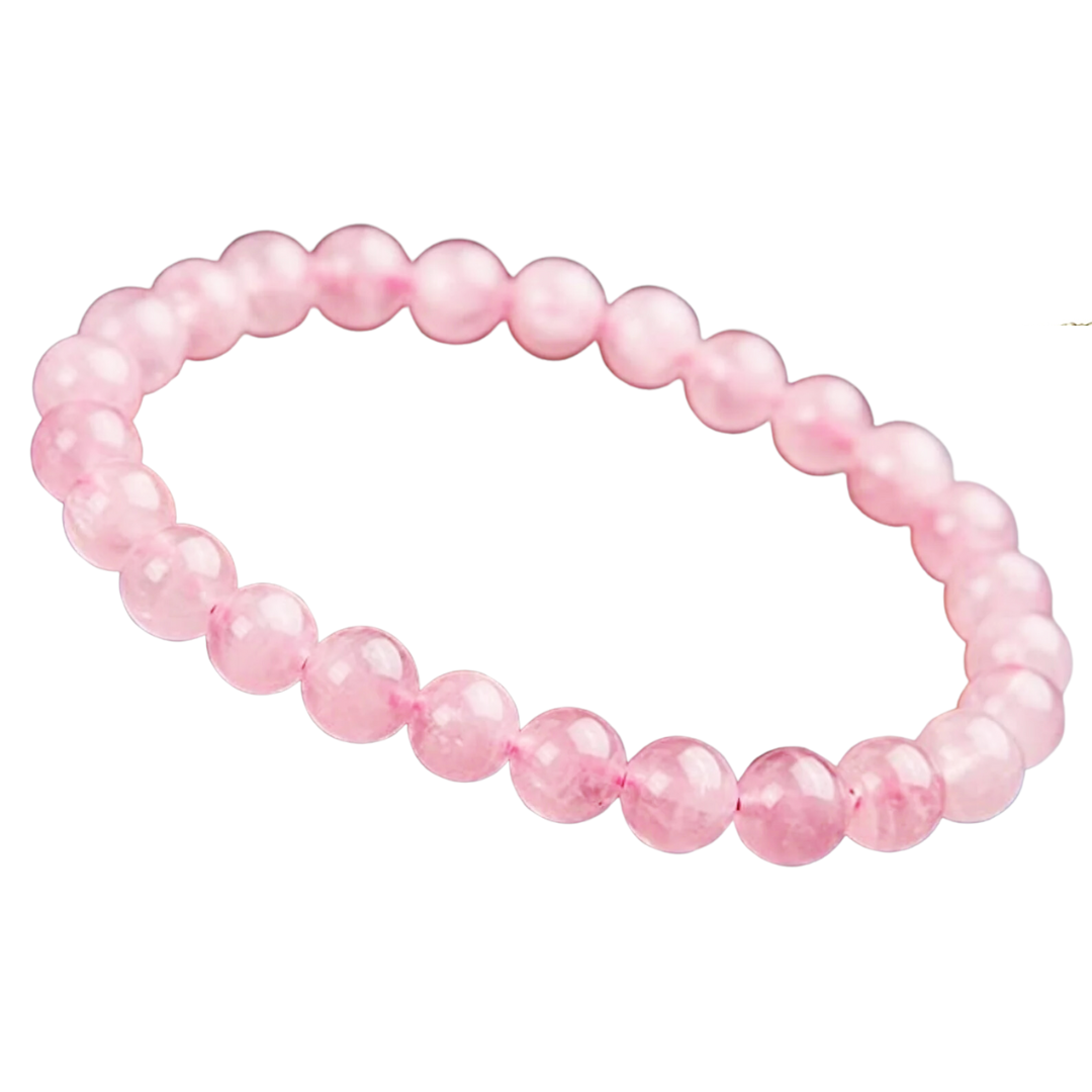 Rose quartz bead on sale bracelet