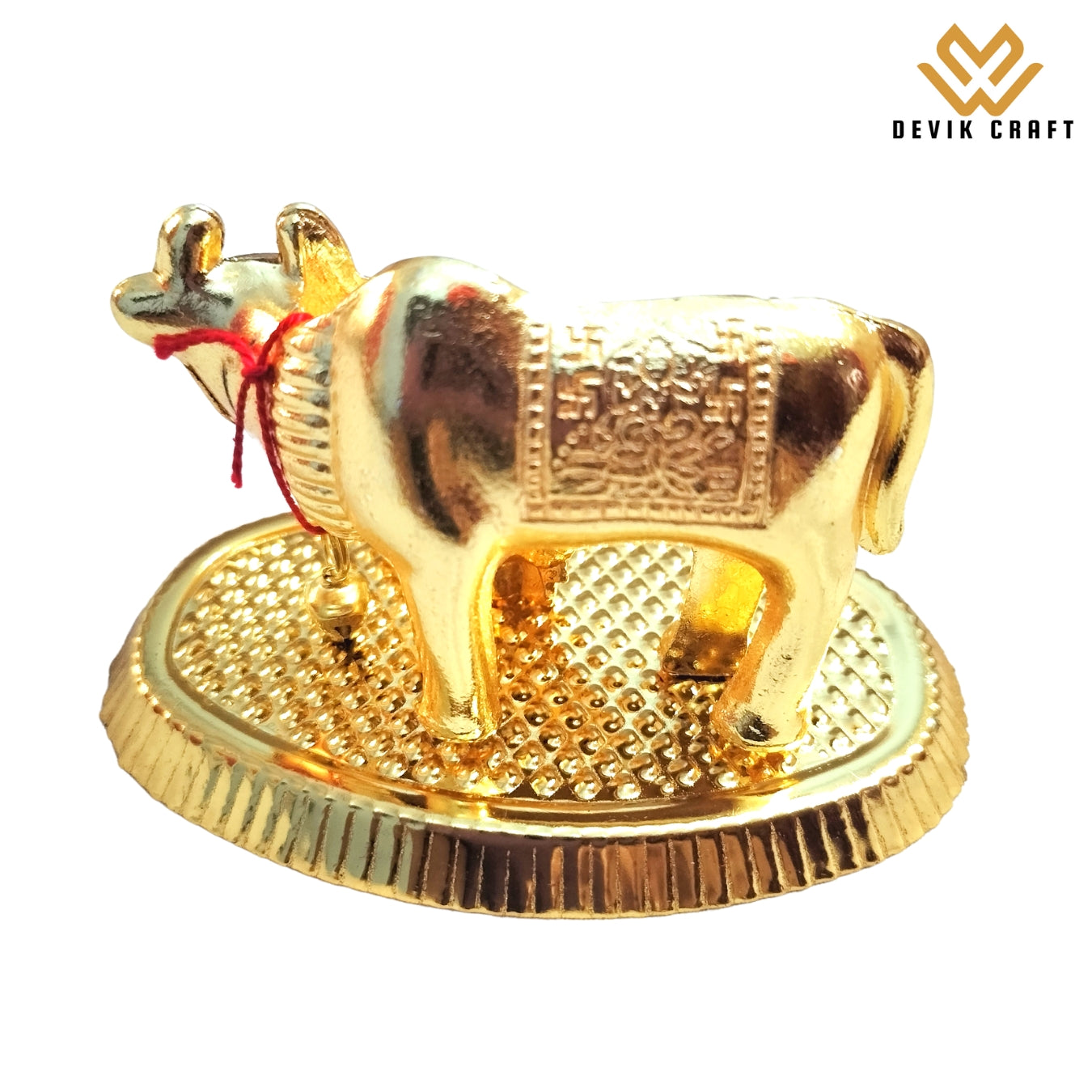 Kamdhenu Cow with Calf Statue