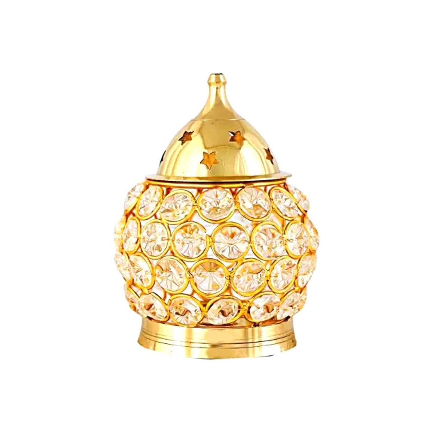 Akhand Diya Diamond Crystal